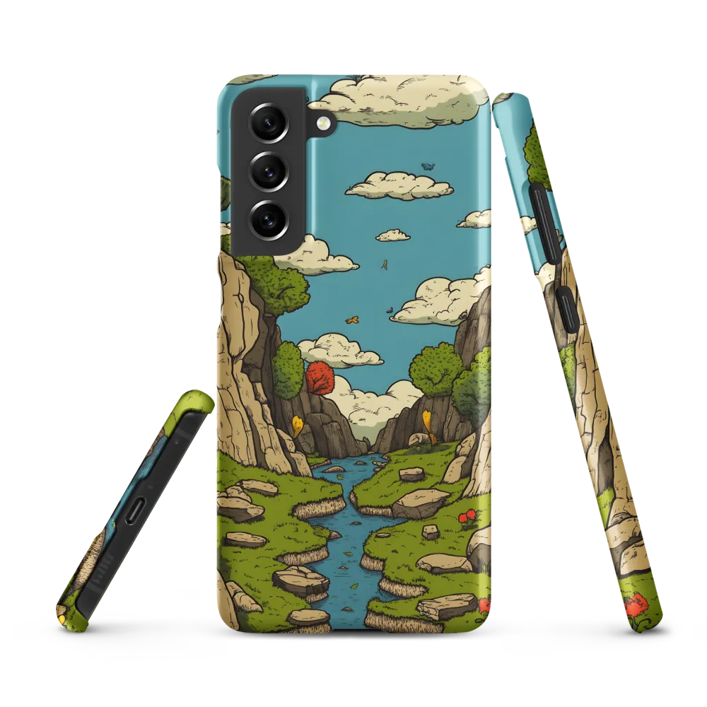 Whimsical Serenity: A Canyon Landscape
