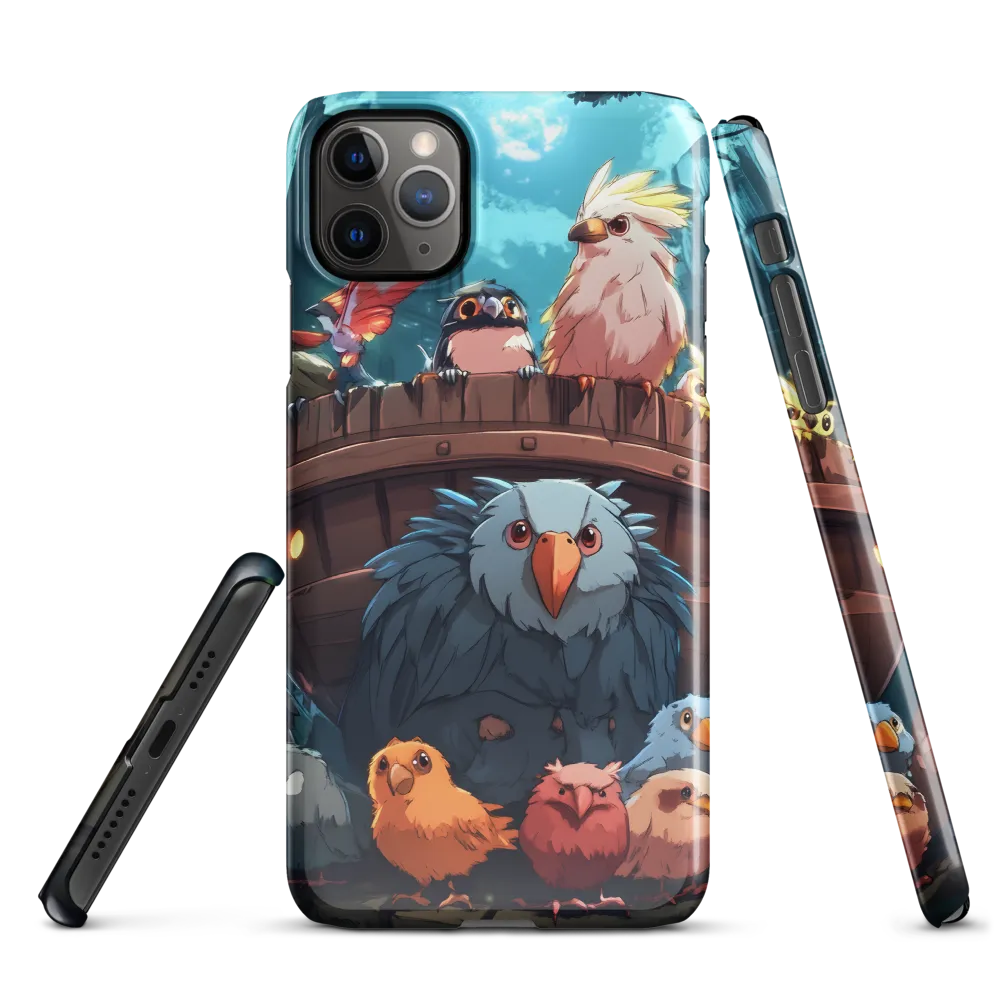 A Gathering of Fantastical Birds | Phone Case |  11 Pro Max | Snap Case | Glossy