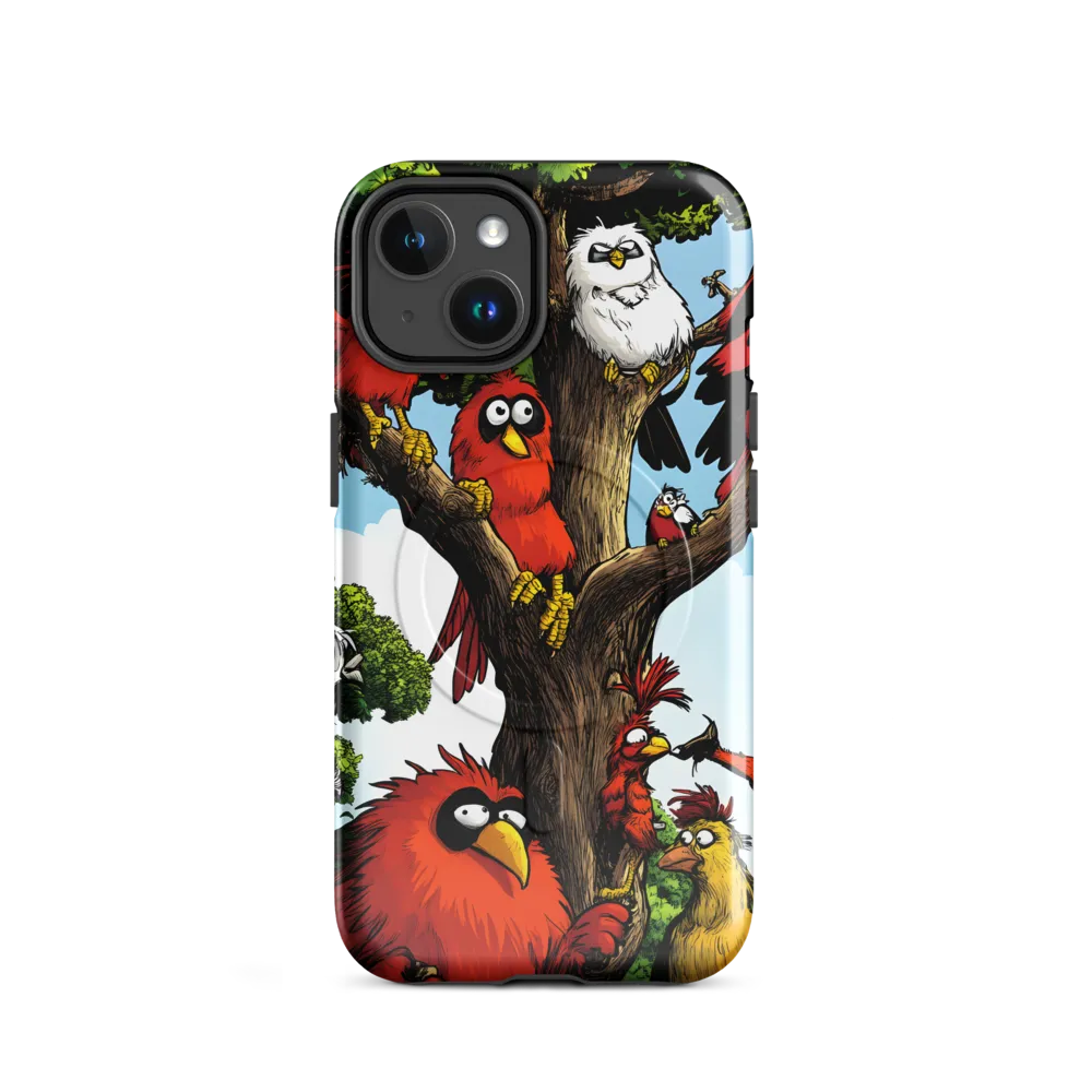 Whimsical Avian Gathering