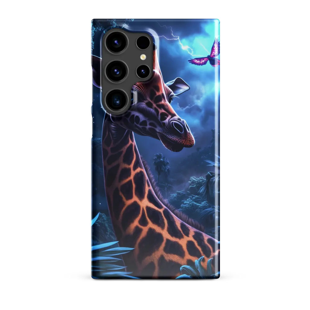 Mystical Giraffe in Twilight Jungle