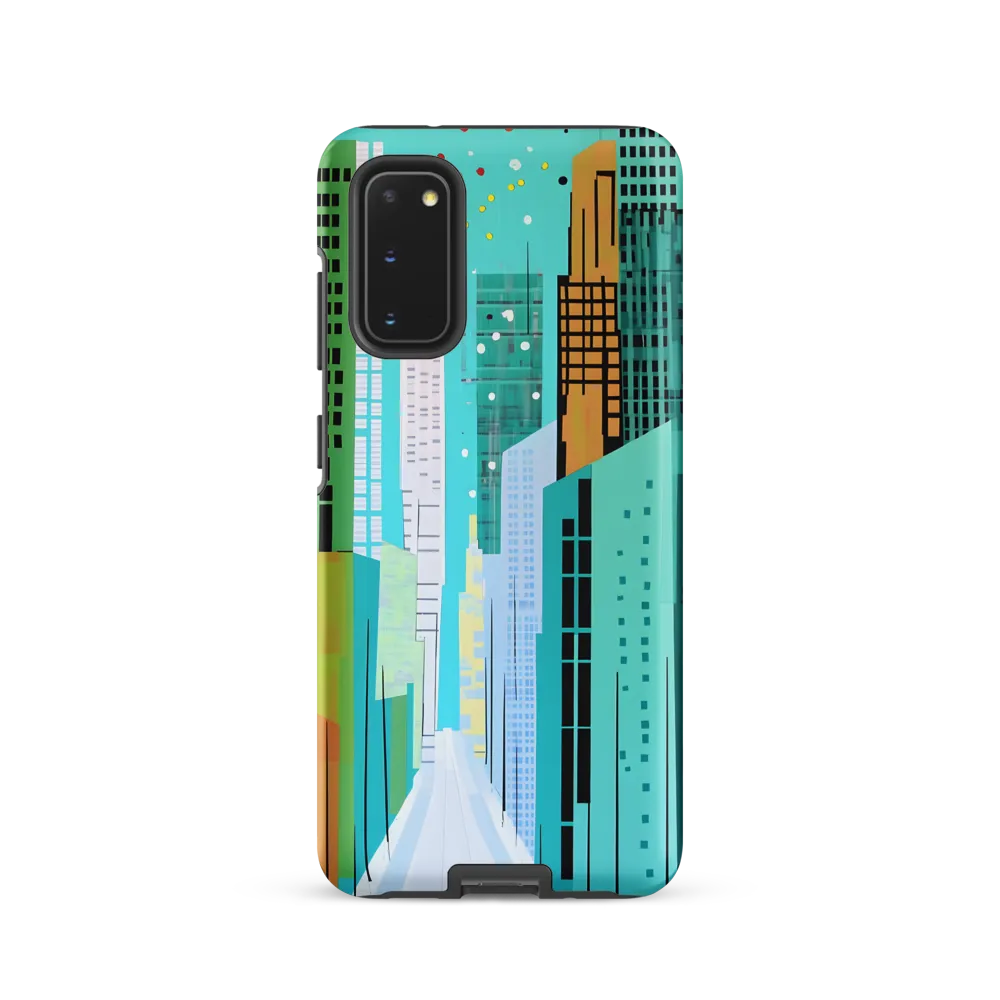 Urban Symphony in Turquoise