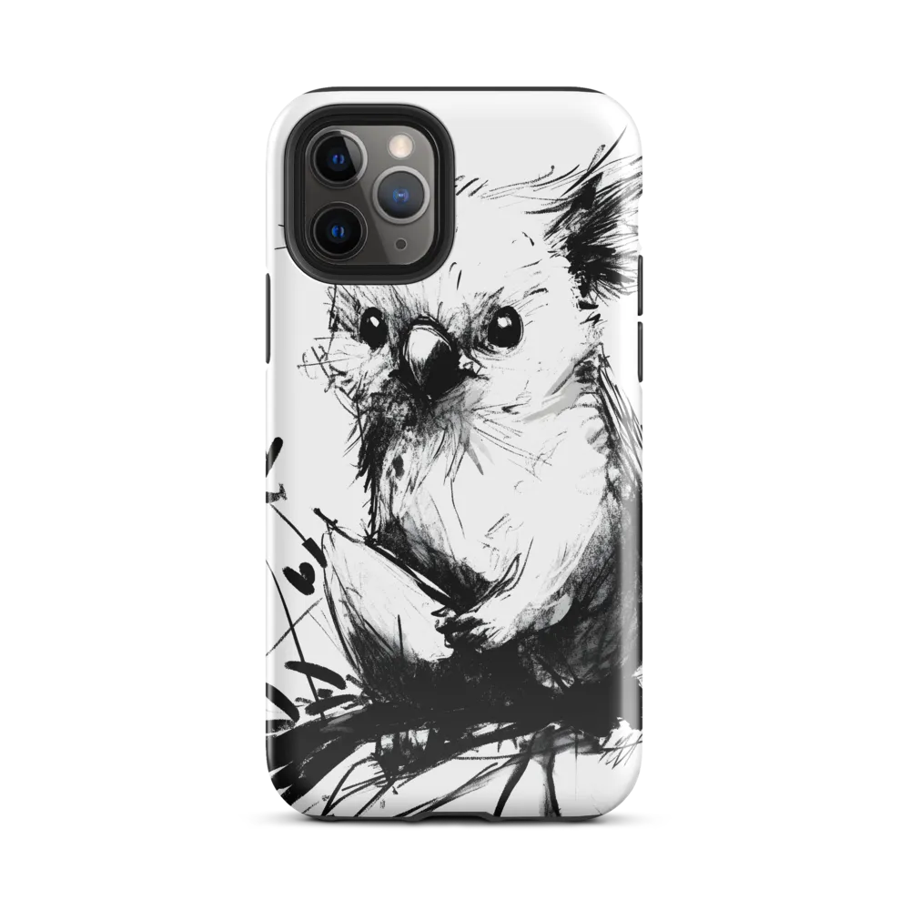 Whimsical Koala in Ink | Phone Case |  11 Pro | Tough Case | Glossy