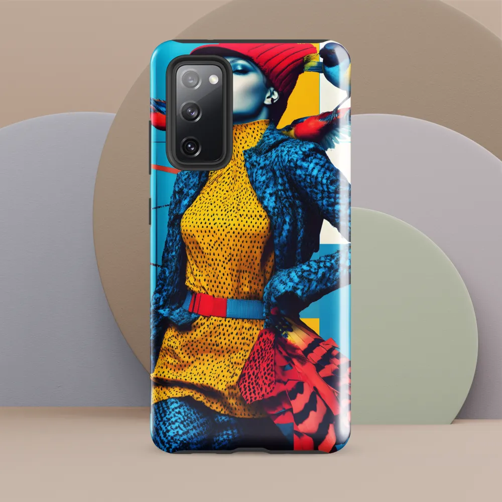 Vibrant Fusion of Nature and Fashion