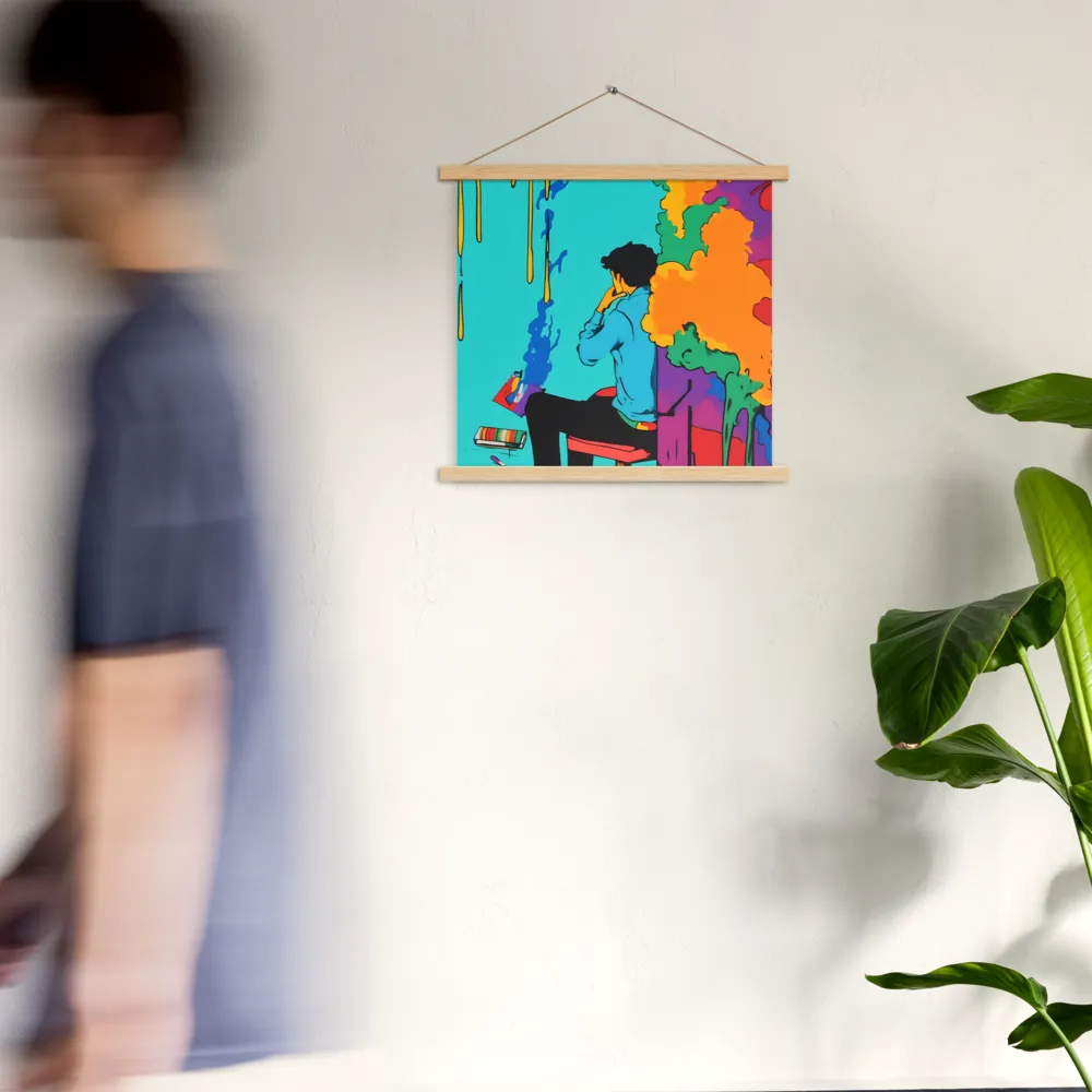 The Artist Within | Poster With Oak Wood Hanger | 18″×18″