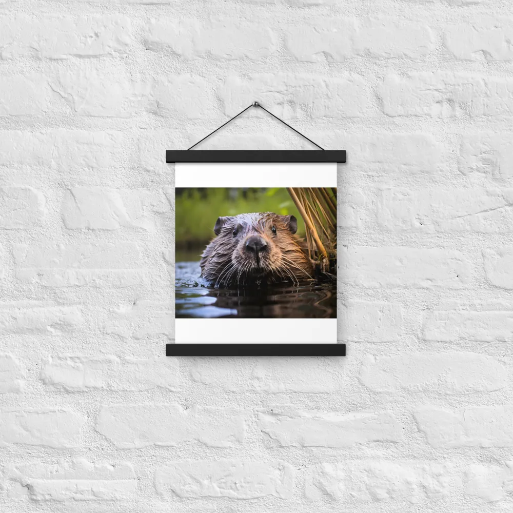 Emergence of the Beaver | Poster With Black Wood Hanger | 11″×14″