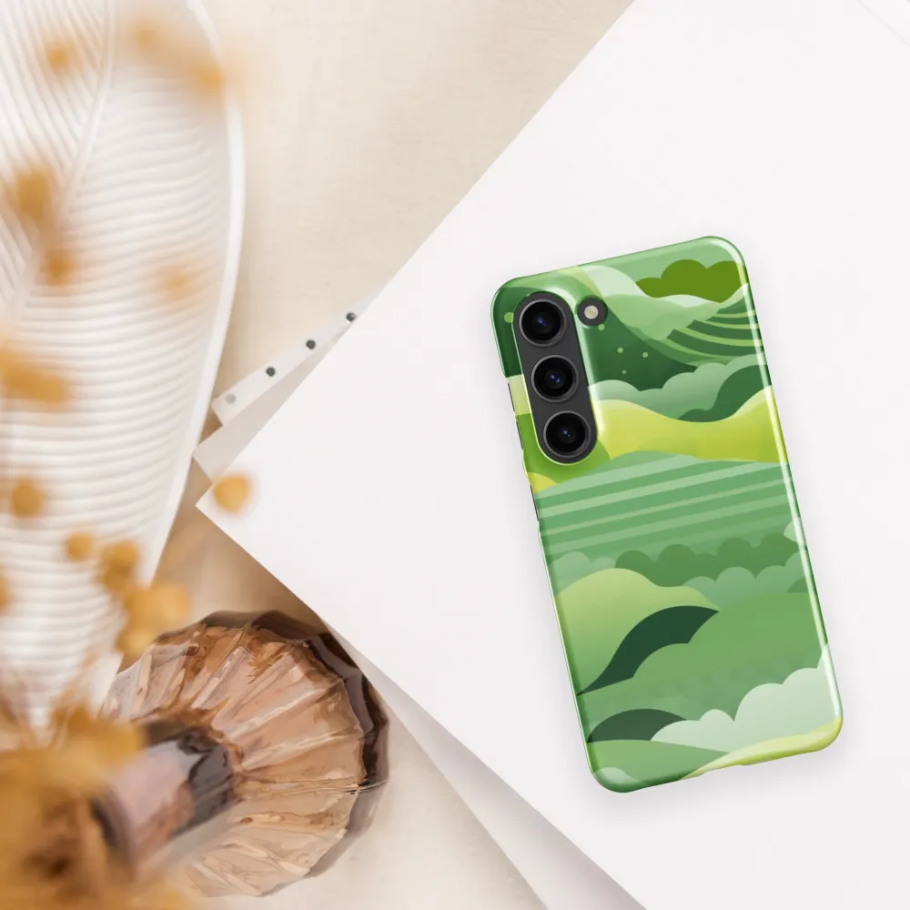 Tranquility in Green Waves
