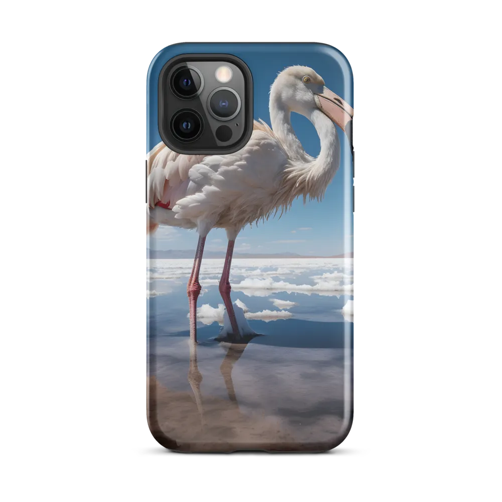 Graceful Solitude of a Flamingo
