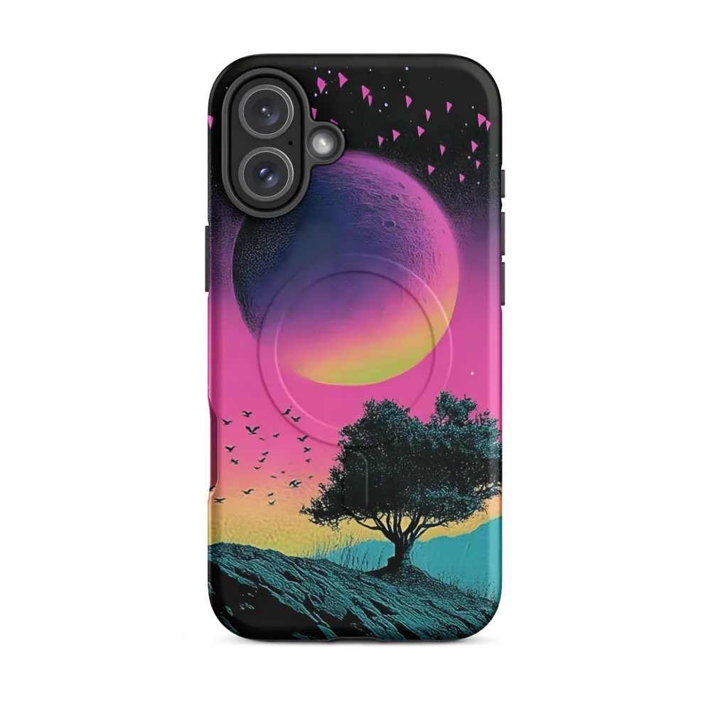 Dusk Under a Neon Moon