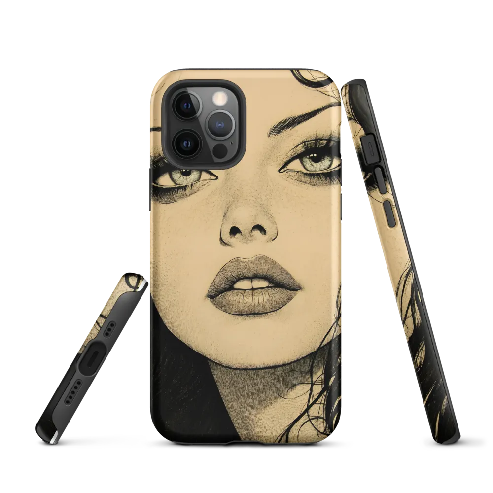 Enigmatic Gaze | Phone Case |  12 Pro | Tough Case | Matte
