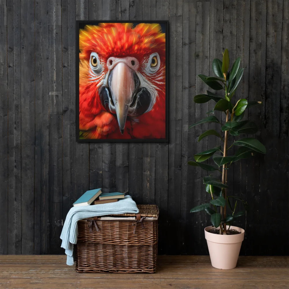 The Fiery Gaze of the Parrot