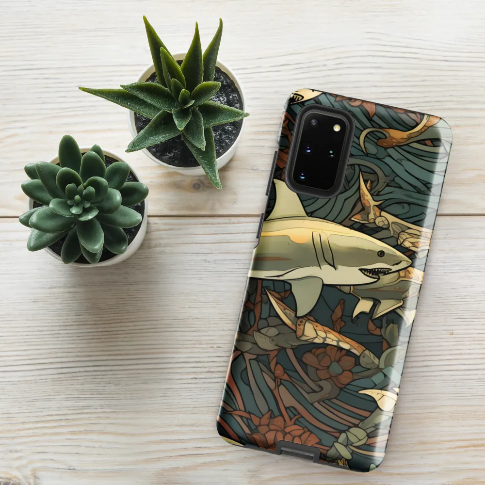 Dynamic Harmony of Sharks and Flora