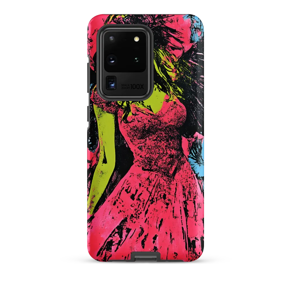 Mystical Angel in Neon Dreams