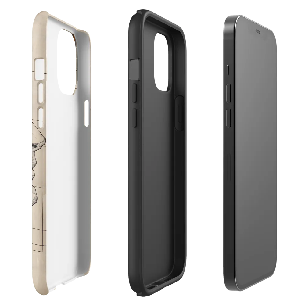 Geometric Reverie | Phone Case |  12 Pro Max | Tough Case | Matte