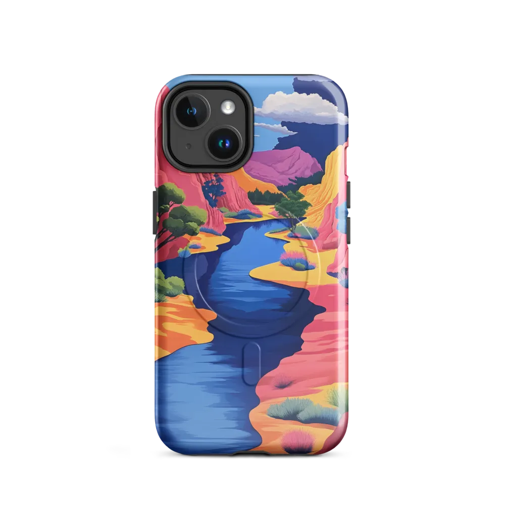 Dreamscape Oasis | Phone Case |  14 | MagSafe® Tough Case | Glossy
