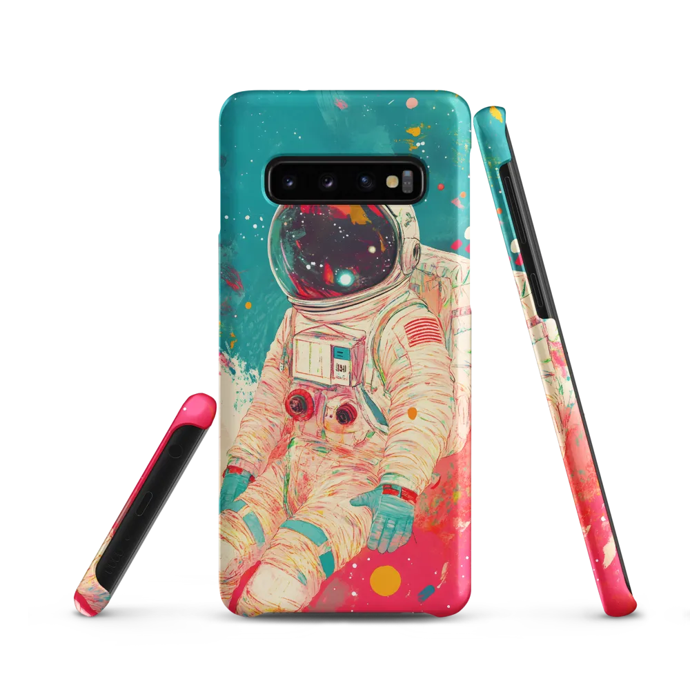 Cosmic Explorer: An Astronaut's Journey | Phone Case |  S10 | Snap Case | Matte