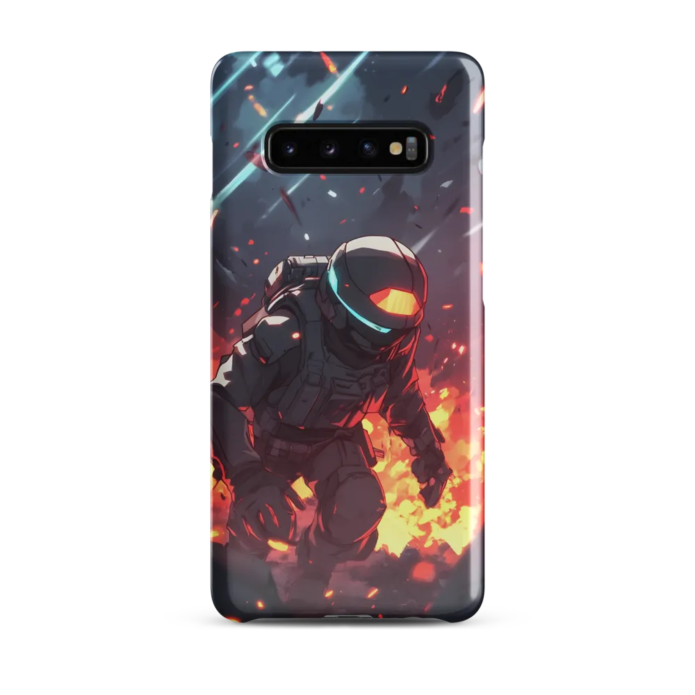 Astronaut Amidst Chaos | Phone Case |  S10 Plus | Snap Case | Glossy