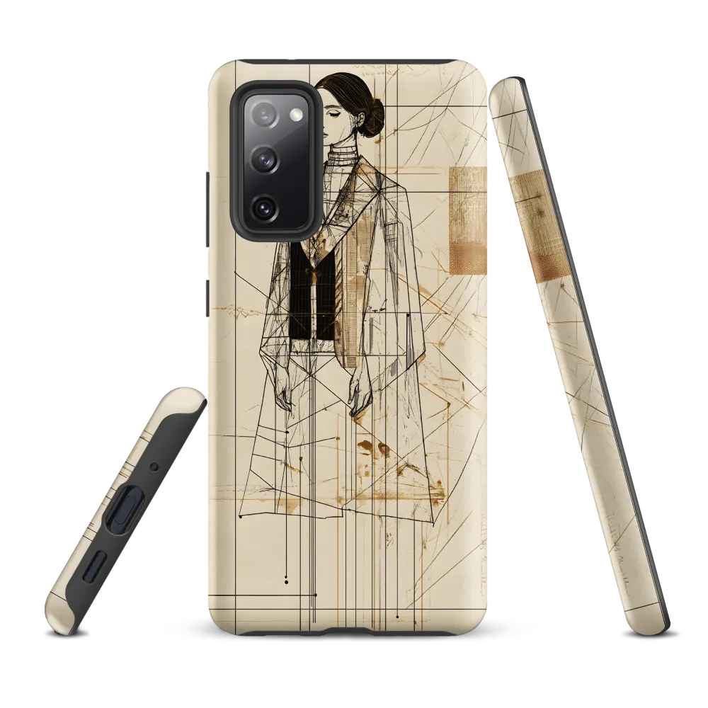 Elegance in Lines | Phone Case |  S20 FE | Tough Case | Matte
