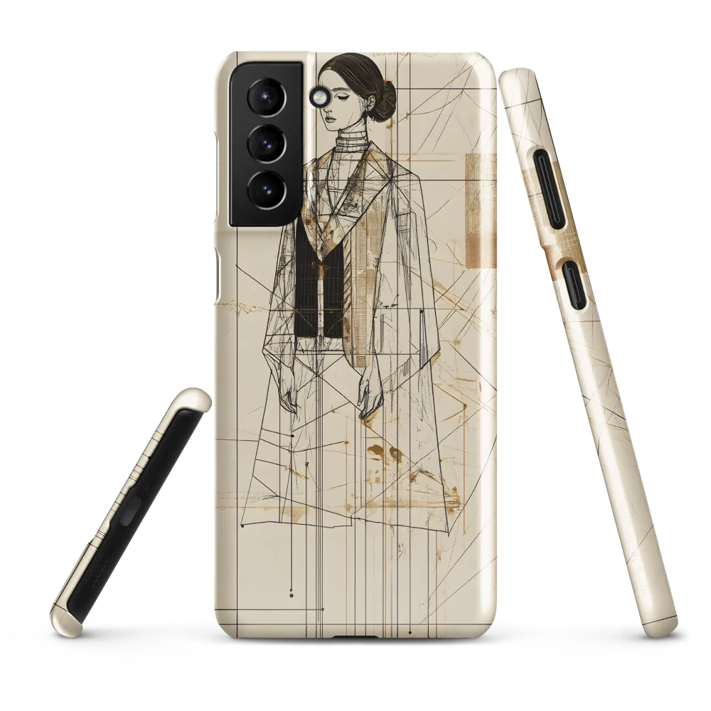 Elegance in Lines | Phone Case |  S21 Plus | Snap Case | Glossy