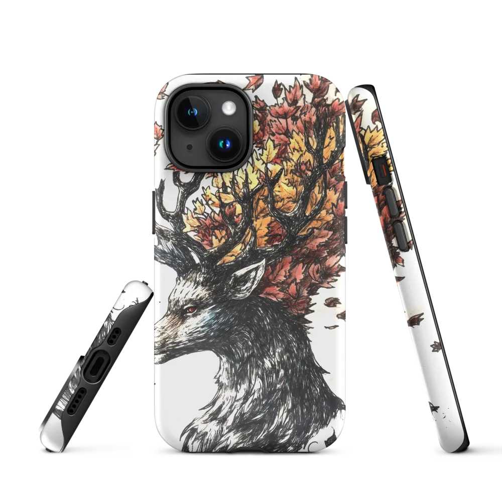 Stag of Autumn Leaves
