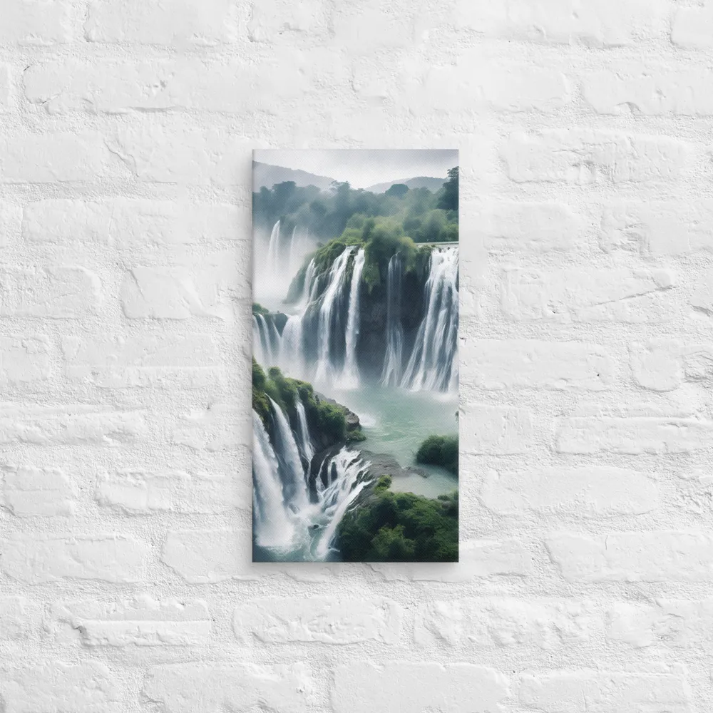 Whispers of the Cascades | Canvas | 10″×20″