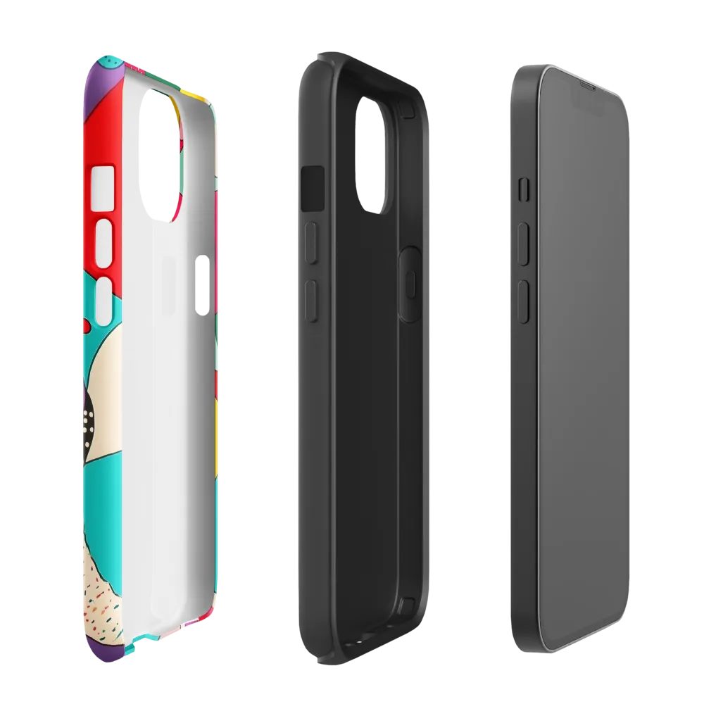 Playful Geometry in Color | Phone Case |  13 | Tough Case | Glossy