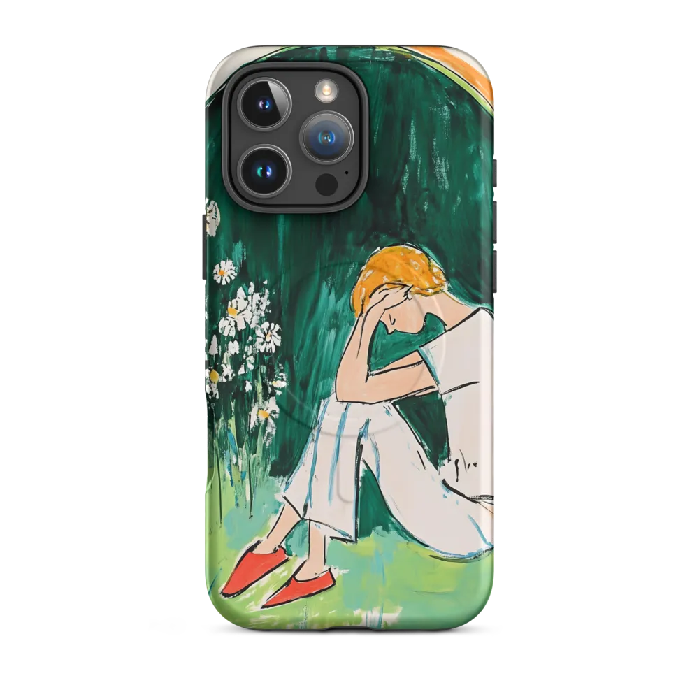 Silent Sorrow | Phone Case |  16 Pro Max | MagSafe® Tough Case | Matte