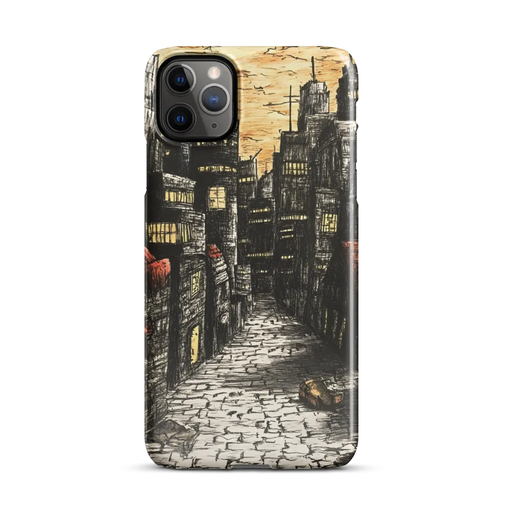 Urban Twilight: A Desolate Cityscape | Phone Case |  11 Pro Max | Snap Case | Glossy