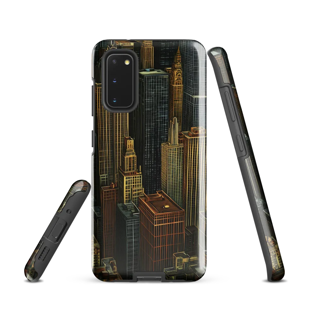 Urban Elegance: A Golden Cityscape
