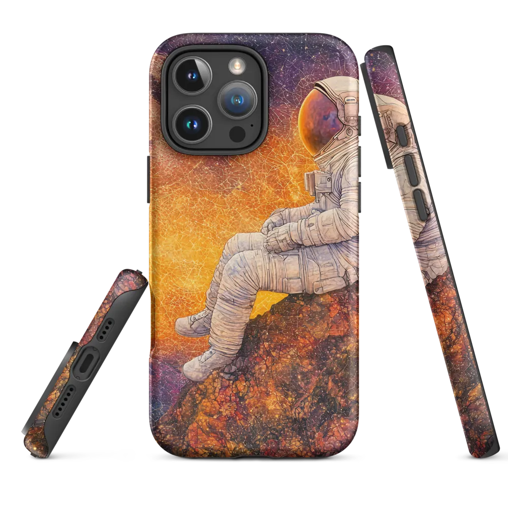 Cosmic Contemplation | Phone Case |  16 Pro Max | Tough Case | Matte