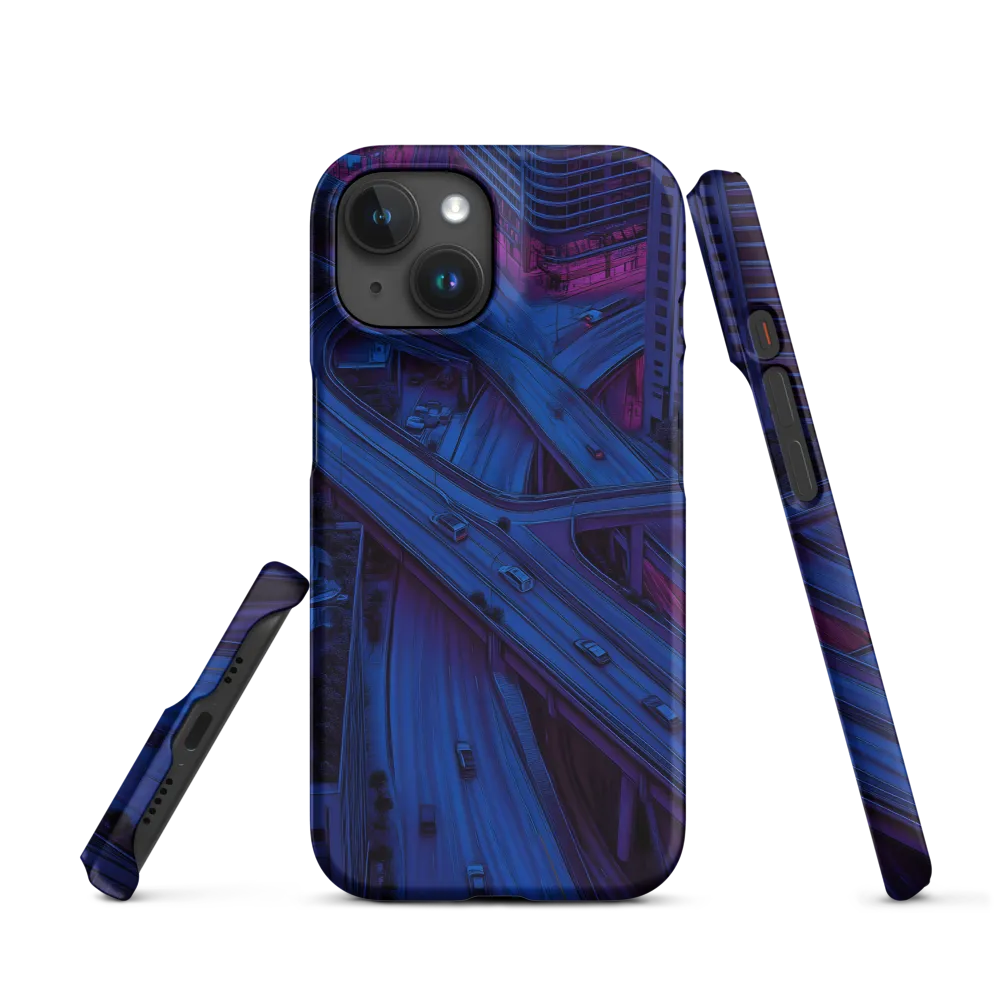 Urban Pulse: A Futuristic Drive | Phone Case |  15 | Snap Case | Matte