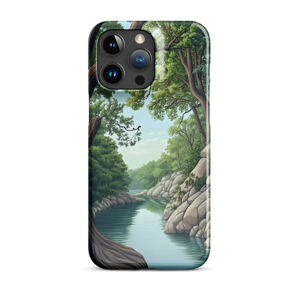 Tranquil Reflections: A Serene River Landscape