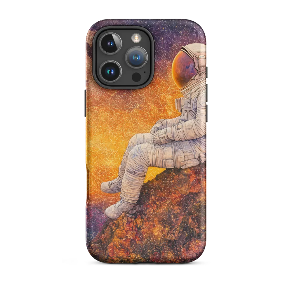 Cosmic Contemplation | Phone Case |  16 Pro Max | Tough Case | Matte