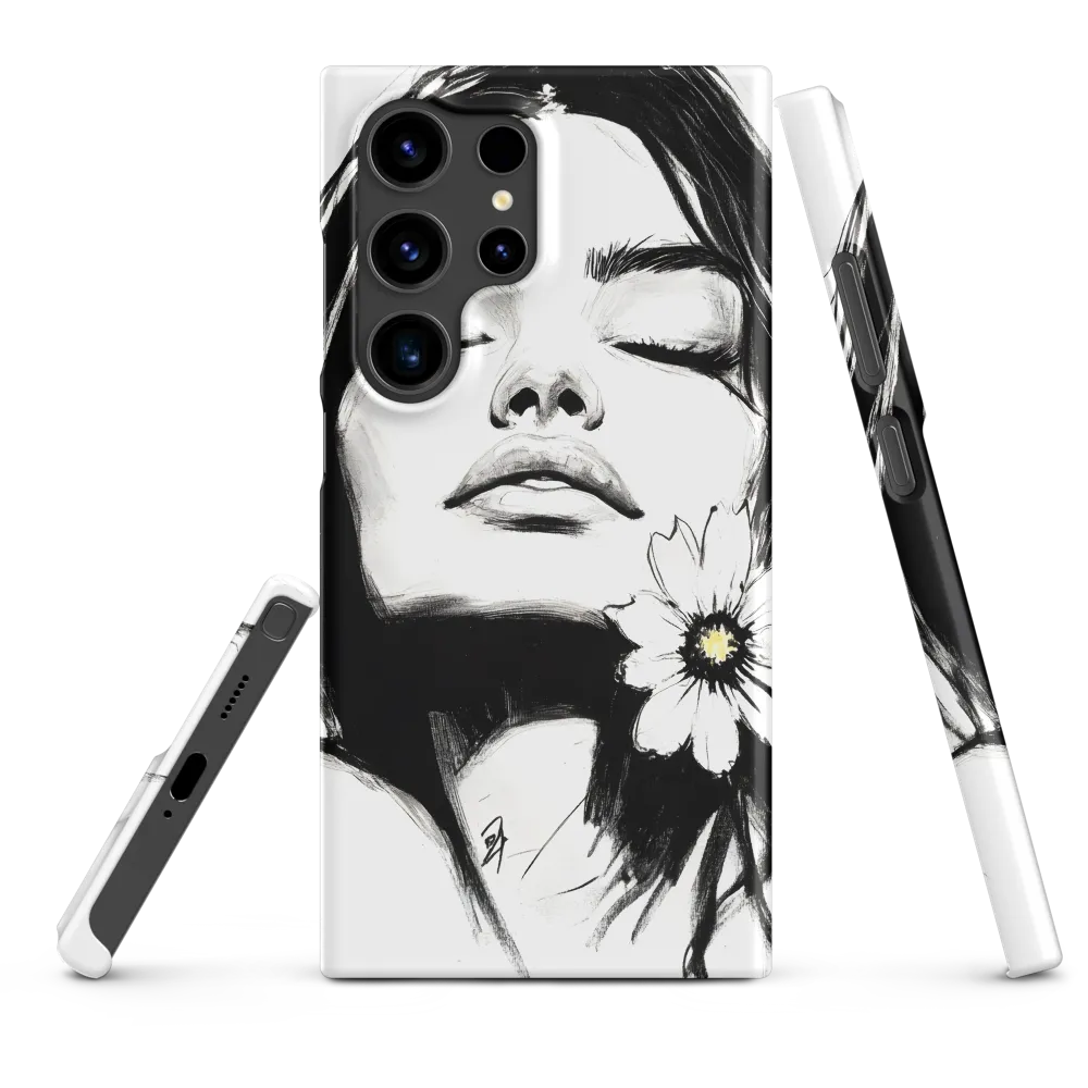 Serenity in Ink | Phone Case |  S24 Ultra | Snap Case | Matte