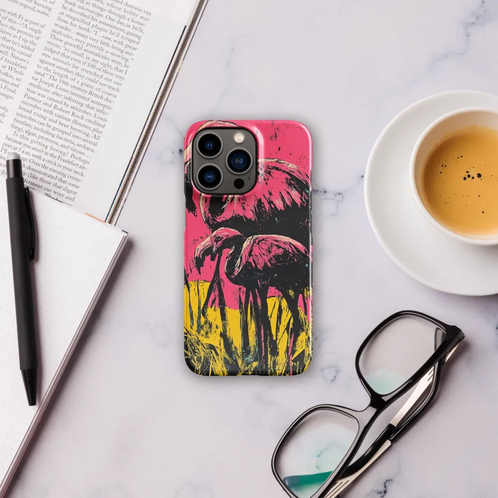 Flamingo Duet: A Pop Art Expression