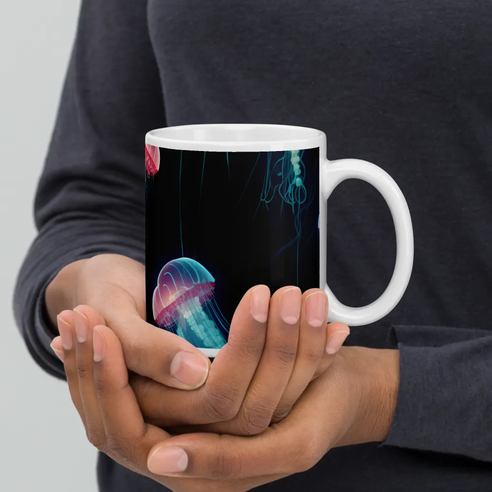 Ethereal Dance of Jellyfish | Mugs | Multiple Sizes & Colors