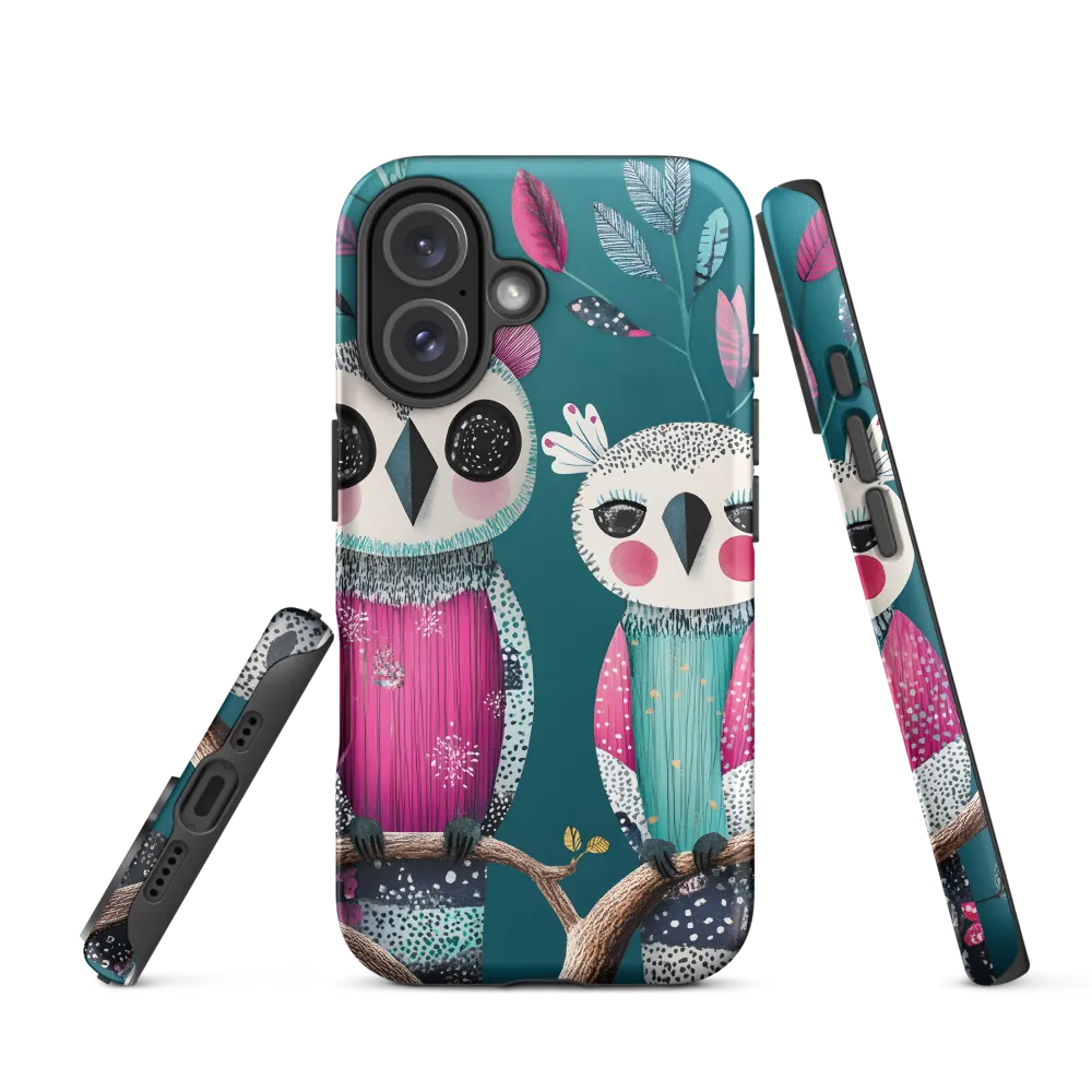 Whimsical Duo: A Celebration of Nature and Color | Phone Case