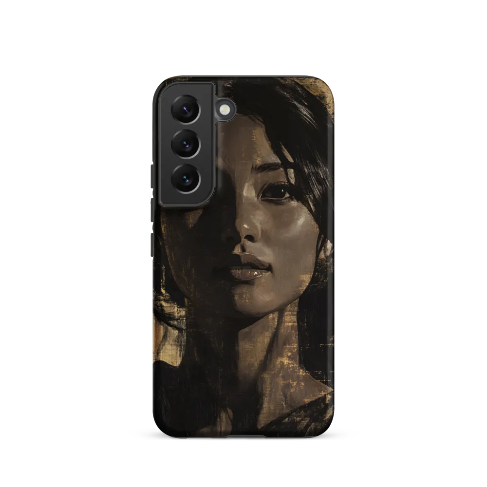 Golden Gaze: A Contemporary Portrait
