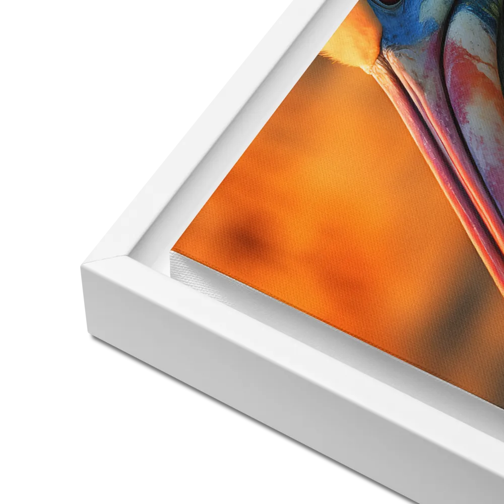 Elegance of the Pelican at Sunset