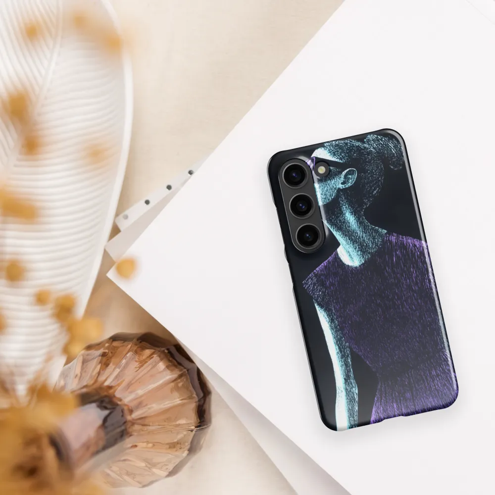 Contemplative Elegance | Phone Case |  S23 | Snap Case | Glossy