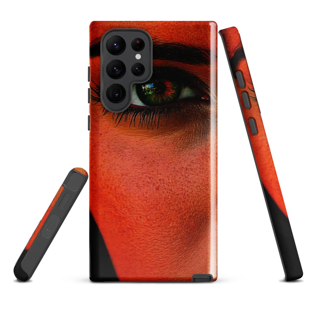 Gaze of Intensity | Phone Case |  S22 Ultra | Tough Case | Glossy