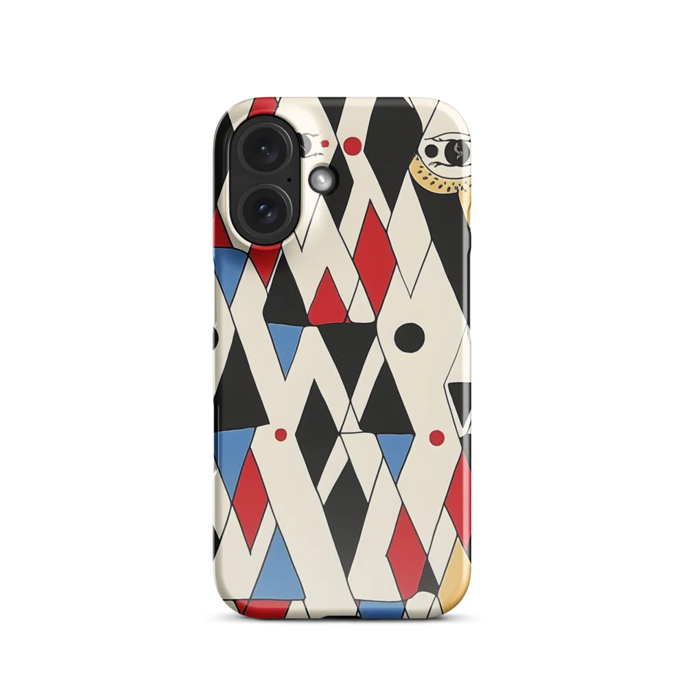 Dynamic Geometric Symphony | Phone Case |  16 | Snap Case | Glossy