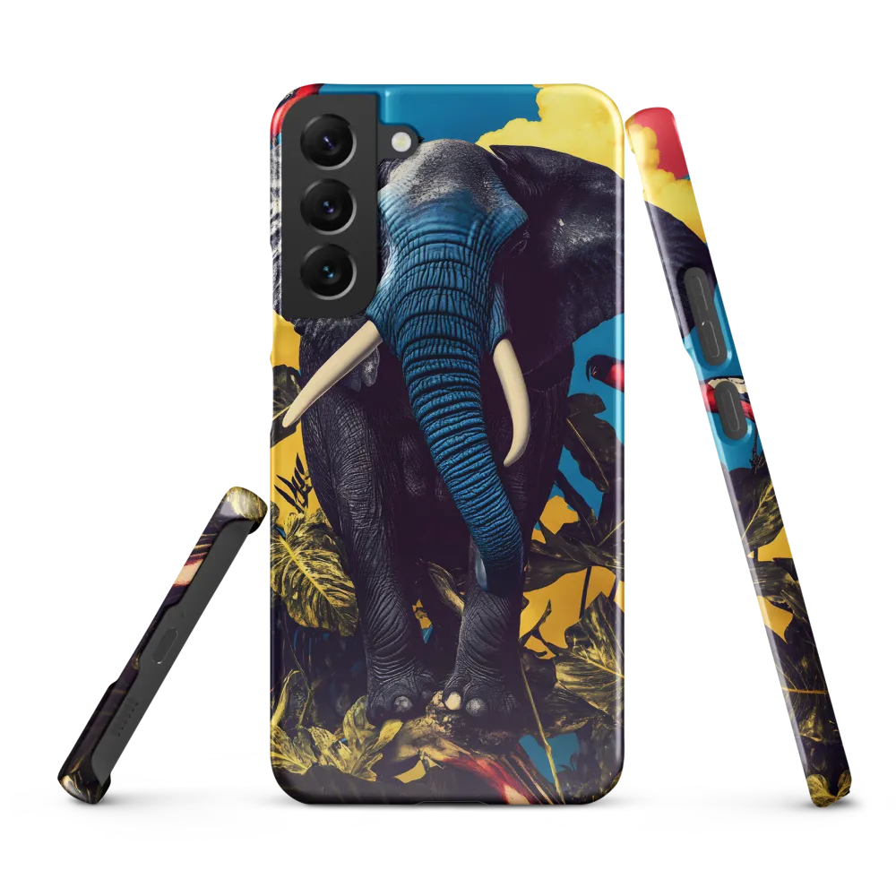 Elephant Dreams in Vibrant Colors | Phone Case |  S22 Plus | Snap Case | Glossy