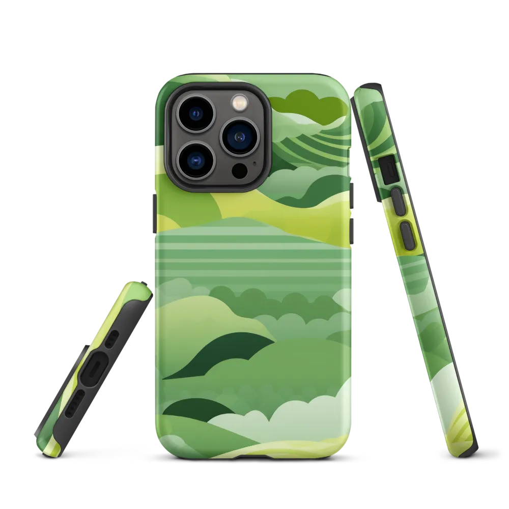 Tranquility in Green Waves