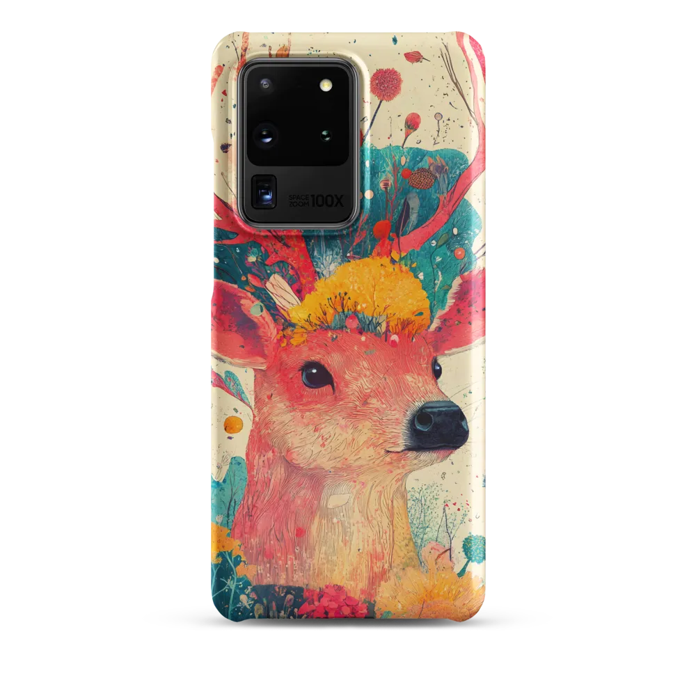 Whimsical Harmony: A Deer in Bloom