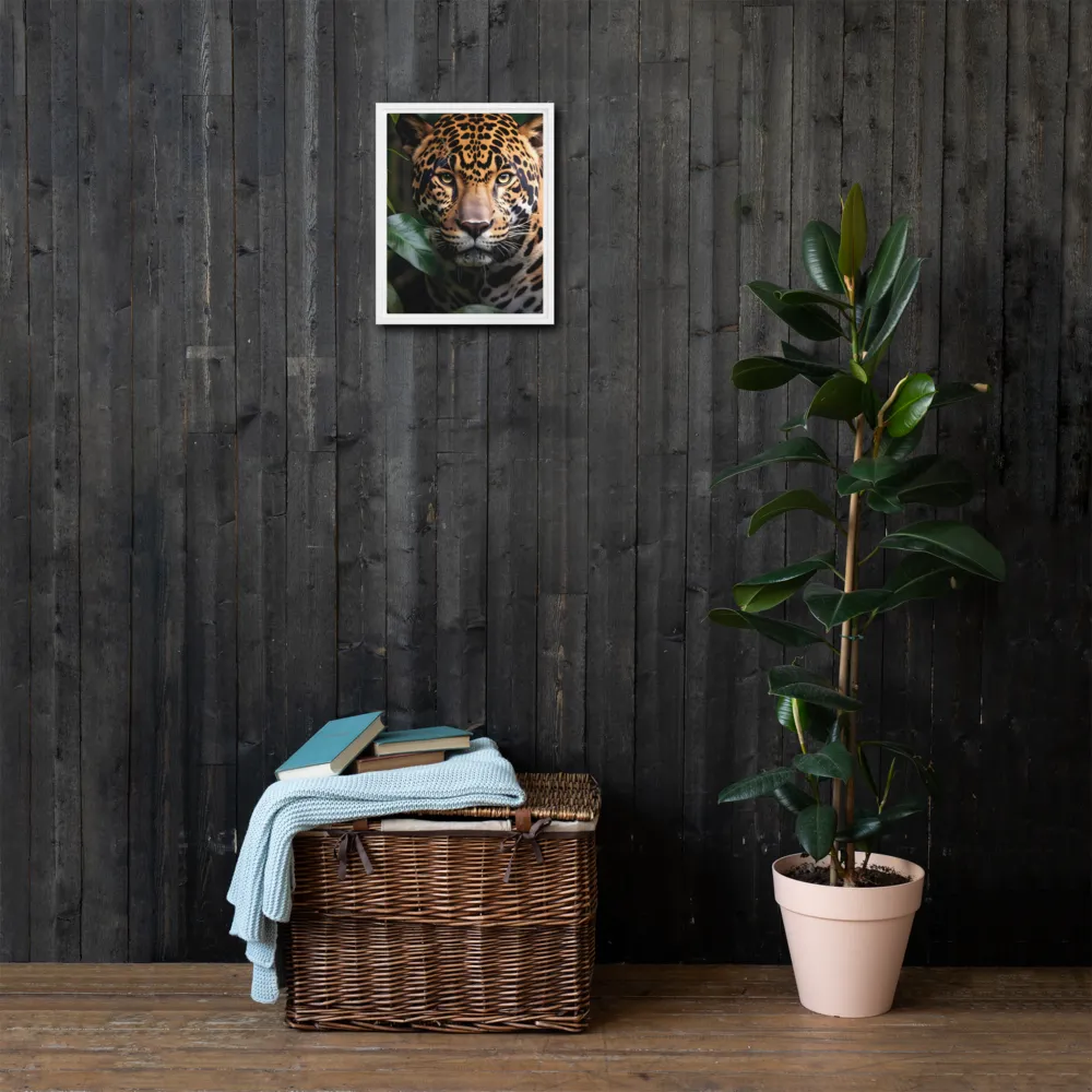 The Intensity of Nature: A Jaguar’s Gaze | Art Print