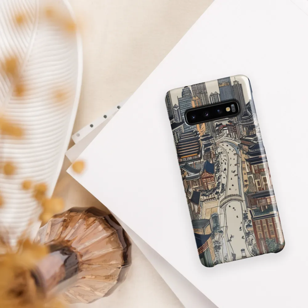 Urban Harmony: A Fusion of Tradition and Modernity | Phone Case |  S10 | Snap Case | Glossy