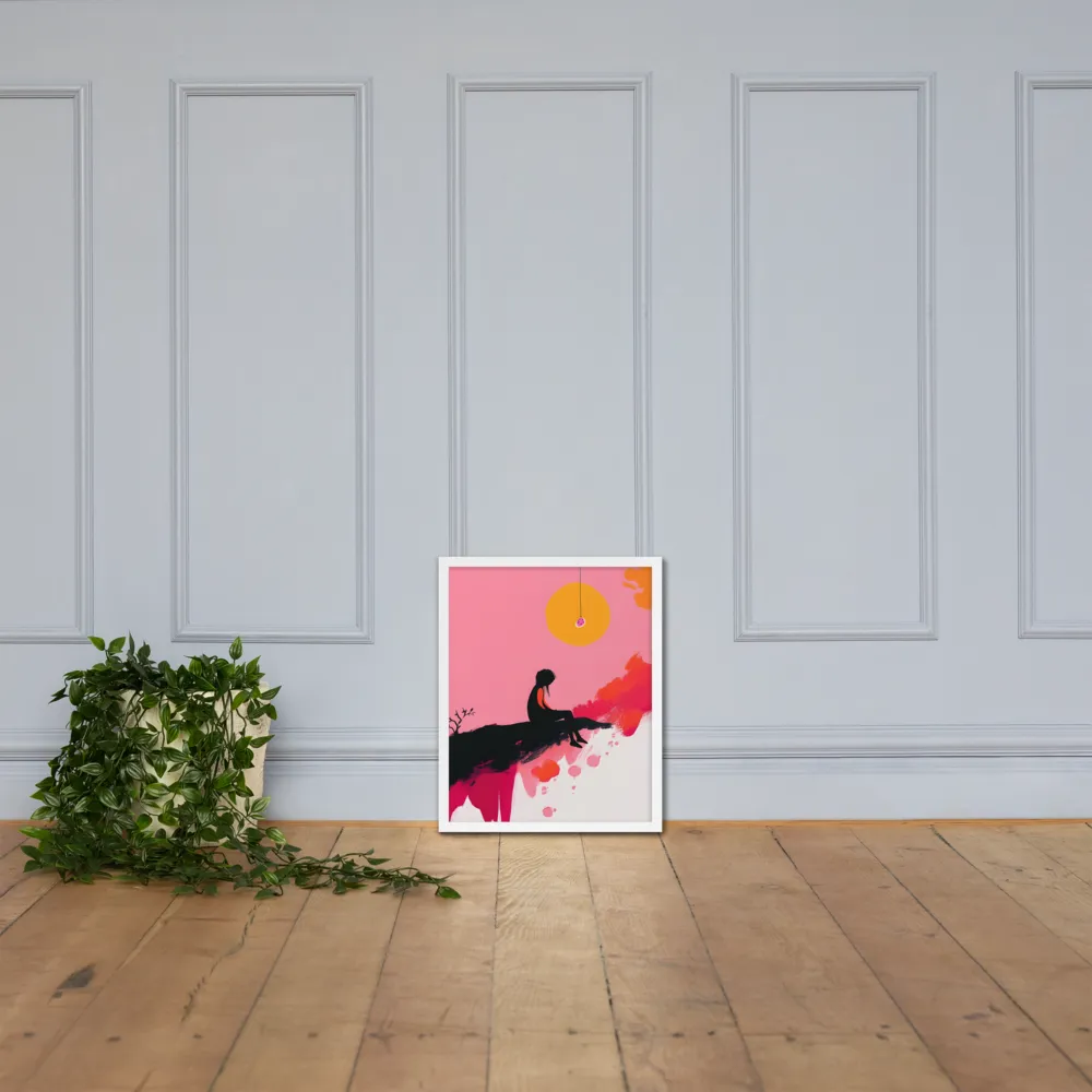 Whispers of the Sun | Poster with White Frame | 16″×20″