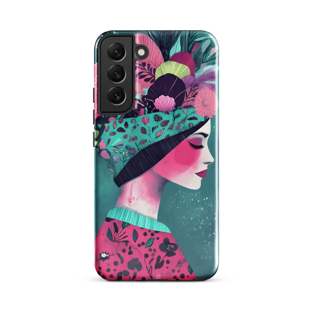 Whimsical Floral Portrait