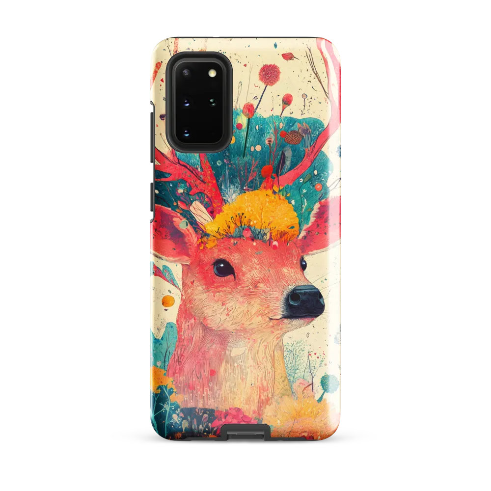 Whimsical Harmony: A Deer in Bloom