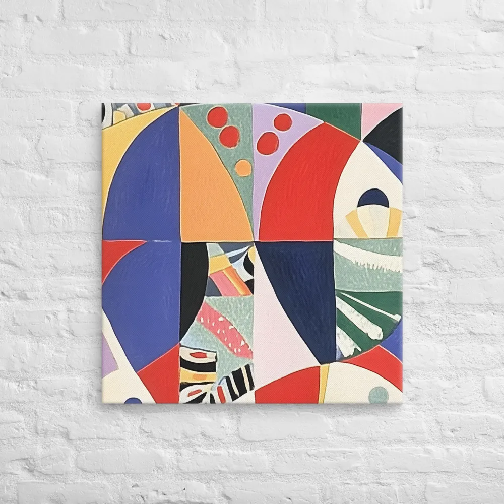 Dynamic Mosaic Symmetry | Canvas | 28″×28″
